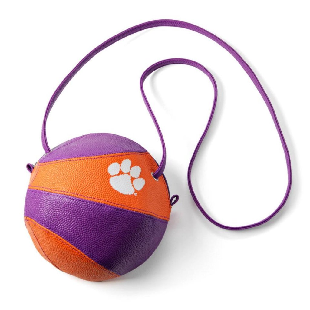 Clemson University Ncaa Crossbody Basketball Purse